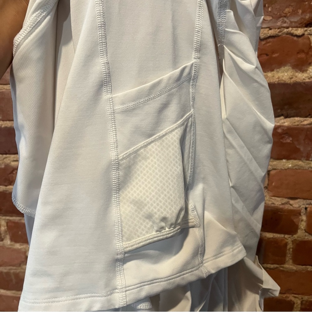 Athleta Advantage Skort Size XL White Pleated Tennis Golf - Picture 10 of 10